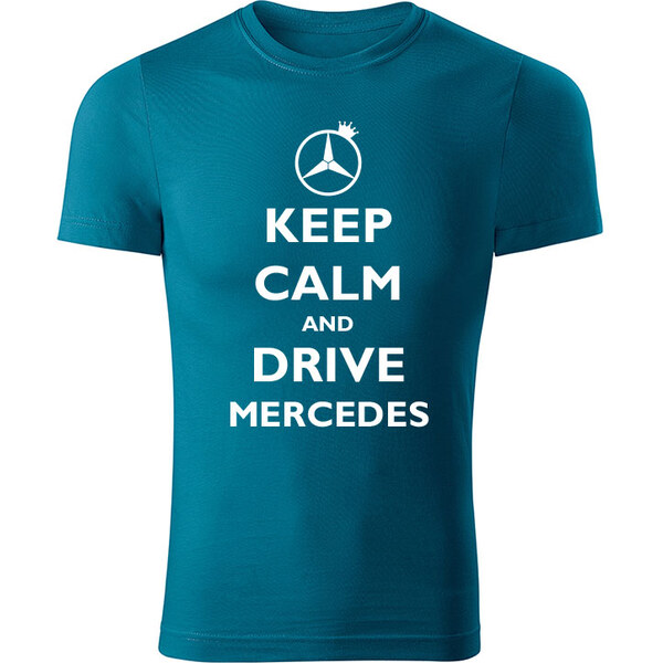 T-ričko Keep calm and drive Mercedes pánske tričko 12612664