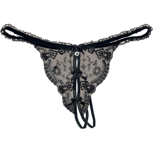 PETITE FLEUR GOLD Tangá čierna 65867471