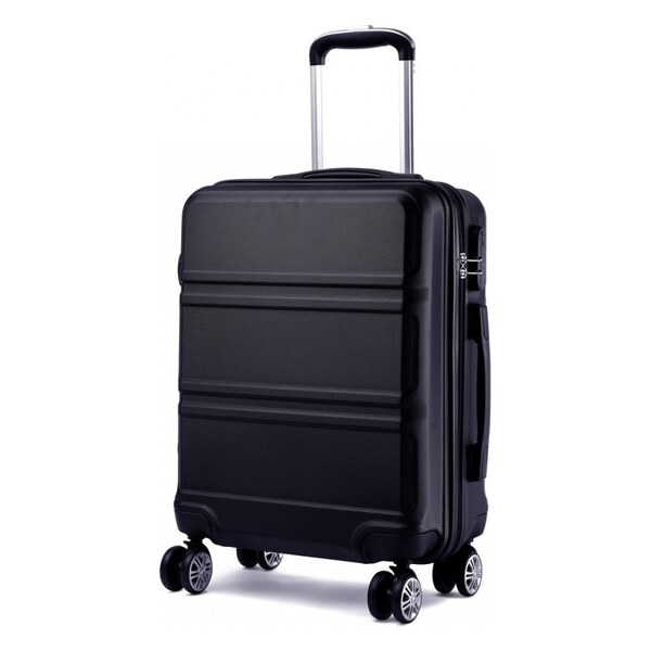 KONO Cestovný kufor - Ariel, na kolieskach cestovný, čierny 5271864