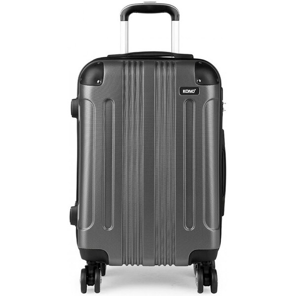 Kufor - Kono, unisex cestovný plastový malý, sivý 65284904