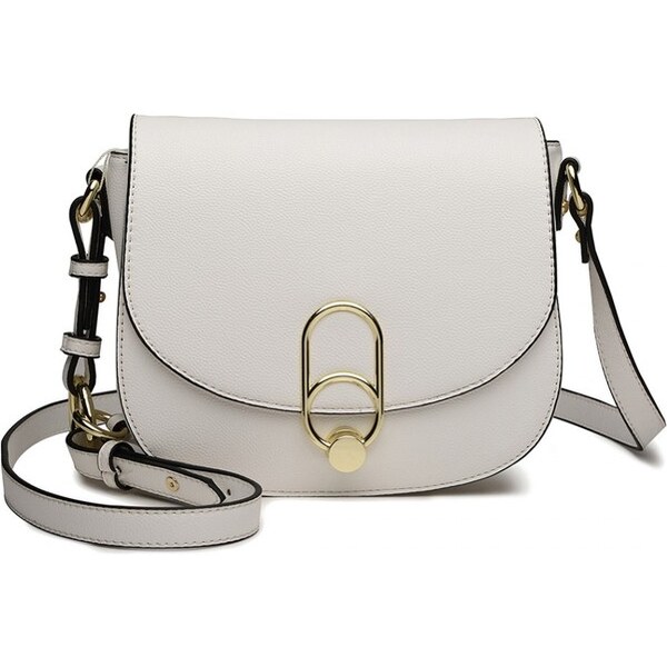 Miss Lulu Kabelka - saddle crossbody s doplnkami, biela 20616019