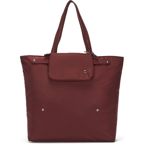 PACSAFE taška CITYSAFE CX PACKABLE HORIZONTAL TOTE merlot 47993660