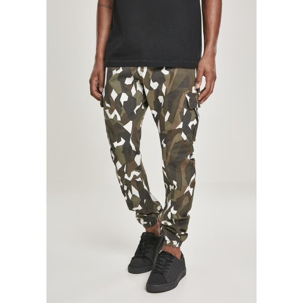 Urban Classics Wooden Camo Pants Geometric Camo Stretch Twill Cargo 50676413