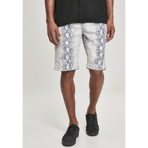 Urban Classics Mens Shorts AOP Stretch Off-White/Snake 50680320