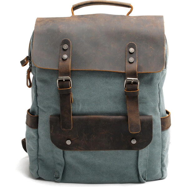 Glara Retro klasický batoh s vreckami 28959703