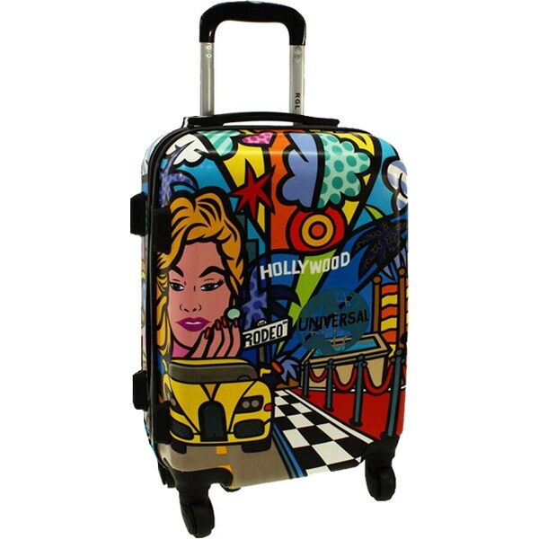 Rogal Farebný Kufor pre deti na kolieskach Picasso - veľ. M 26254336