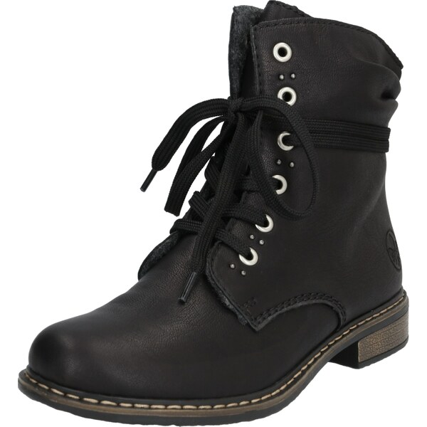 Rieker Šnurovacie členkové čižmy čierna 40908405