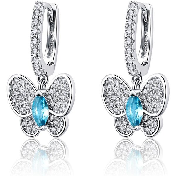 Olivie MOTÝĽ strieborné náušnice 2886 14271706