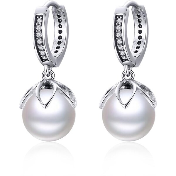 Olivie Strieborné náušnice s perlou 2901 14271720