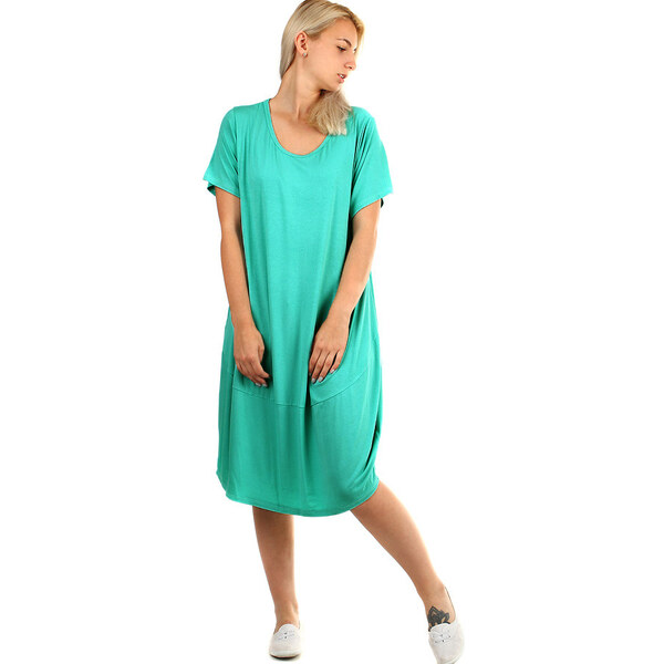 Glara Voľné plážové jednofarebné šaty 13021937