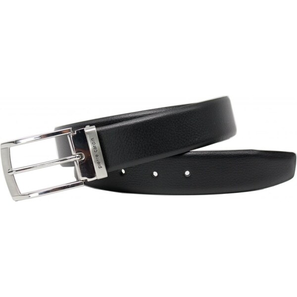 Pierre Cardin Pánsky kožený opasok Pierre Cardin 270157 čierny 37588828