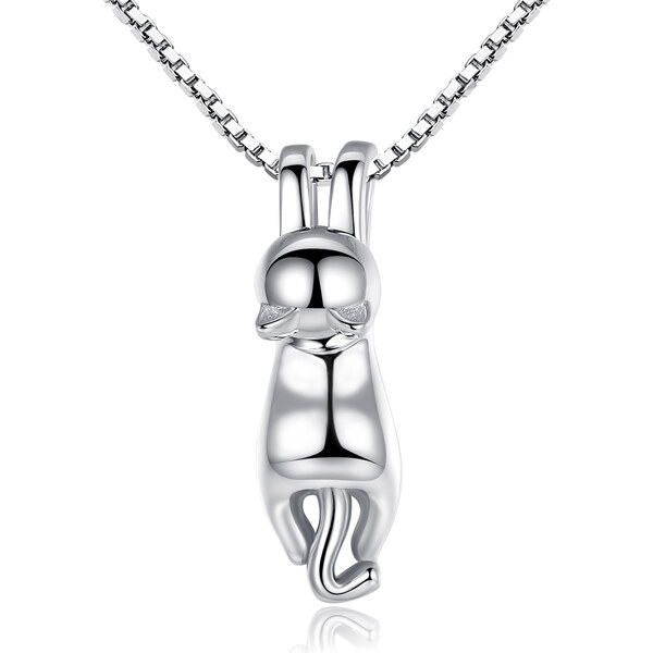 Olivie Strieborná retiazka MAČKA 2912 14598548