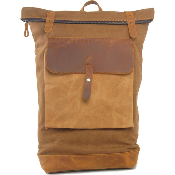 Glara Velký retro batoh plátený 57937834