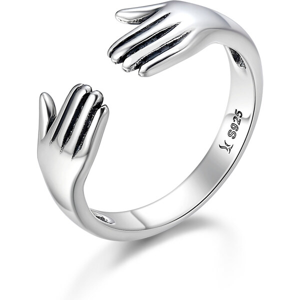 Olivie Strieborný prsteň OBJATIE 2952 14271764