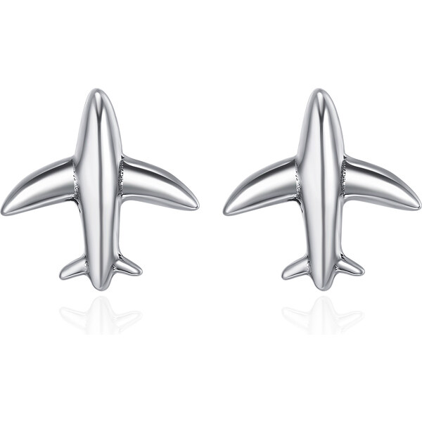 Olivie Strieborné náušnice LIETADLO 2939 14271751