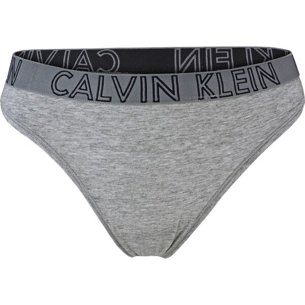 CALVIN KLEIN - ultimate cotton sivé tangá 13206091