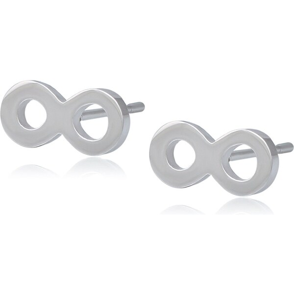 BM Jewellery Náušnice nekonečno z chirurgickej ocele S877008 13399289
