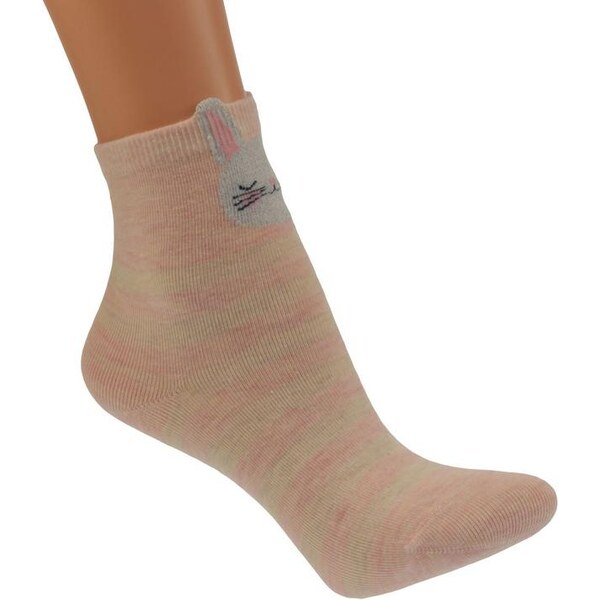 AURA.VIA Ružovo-béžové ponožky TED 13300485