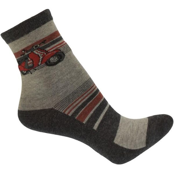 AURA.VIA Sivé ponožky MOTO 13300491