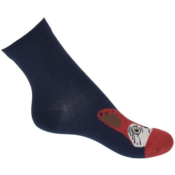 AURA.VIA Modré ponožky ANIMAL 36392037