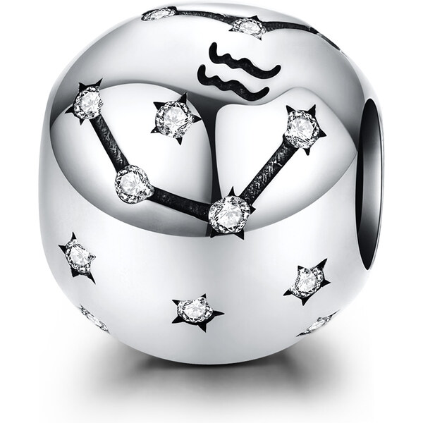 Emporial strieborný prívesok Vodnár Znamenie zverokruhu-11 24464501