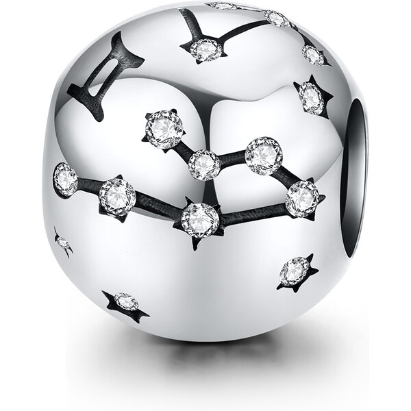 Emporial strieborný prívesok Blíženec Znamenie zverokruhu-3 24464398