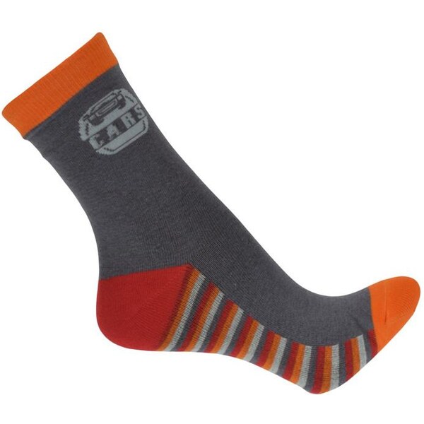 AURA.VIA Sivo-oranžové ponožky SKATY 13330665