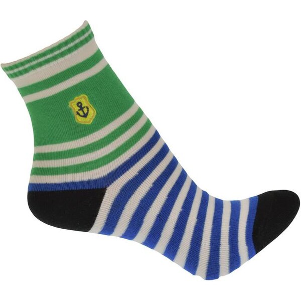 AURA.VIA Modro-zelené ponožky ANCHY 13330672