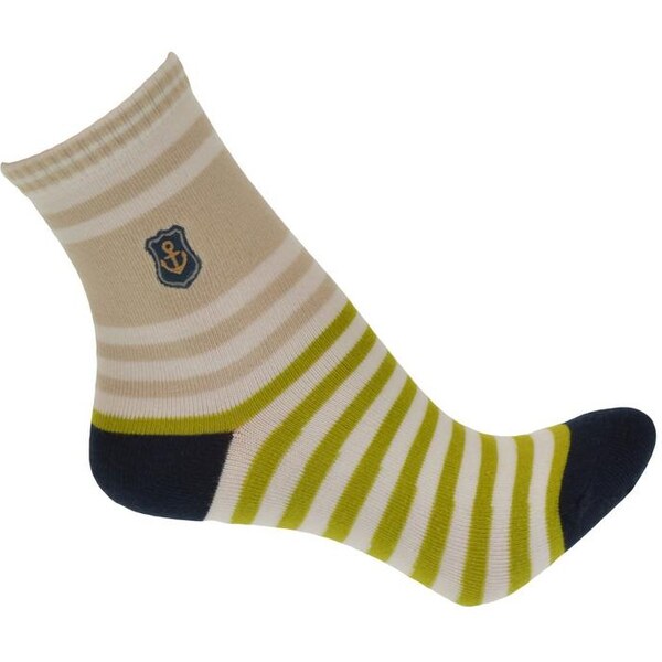 AURA.VIA Sivo-zelené ponožky ANCHY 8568009