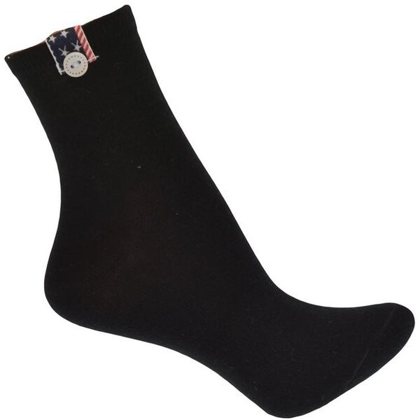 AURA.VIA Čierne ponožky HIFY 13330669