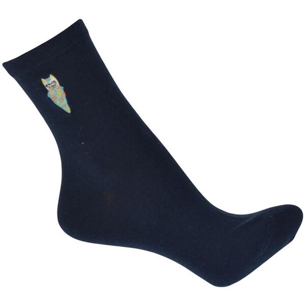 AURA.VIA Zimné modré ponožky ANANY 13330656