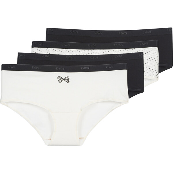 DIM Klasické nohavičky POCKET COTON STRETCH x4 DIM 24688881