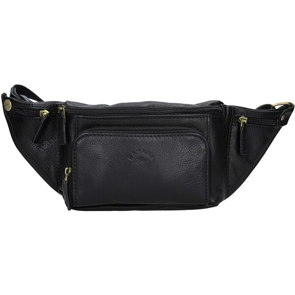 Pánská kožená ľadvinka Katana Edgar - čierna 24847451