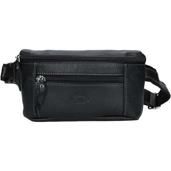 Pánská kožená ľadvinka Katana Kamme - čierna 24847449