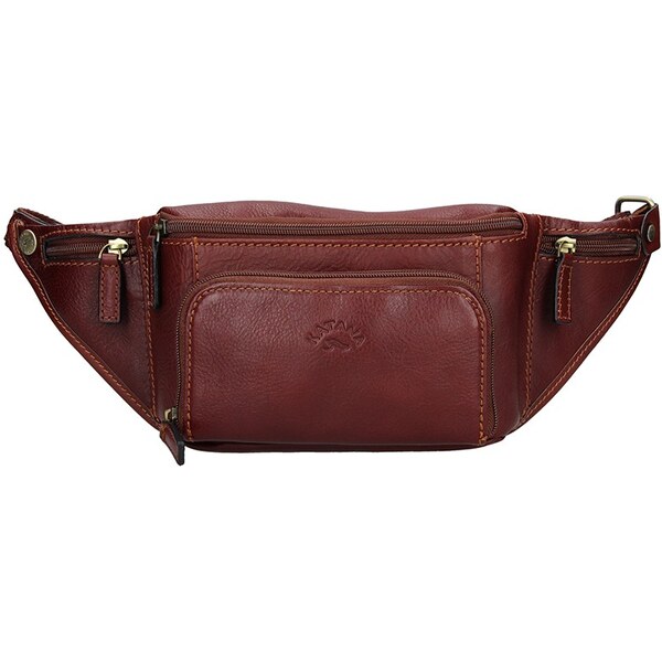 Pánská kožená ľadvinka Katana Edgar - hnedá 24847450