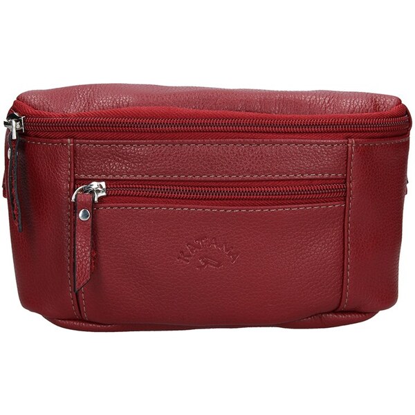 Pánská kožená ľadvinka Katana Kamme - červená 24847447