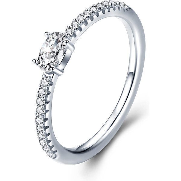 Emporial strieborný prsteň Trblietavá elegancia 31863521