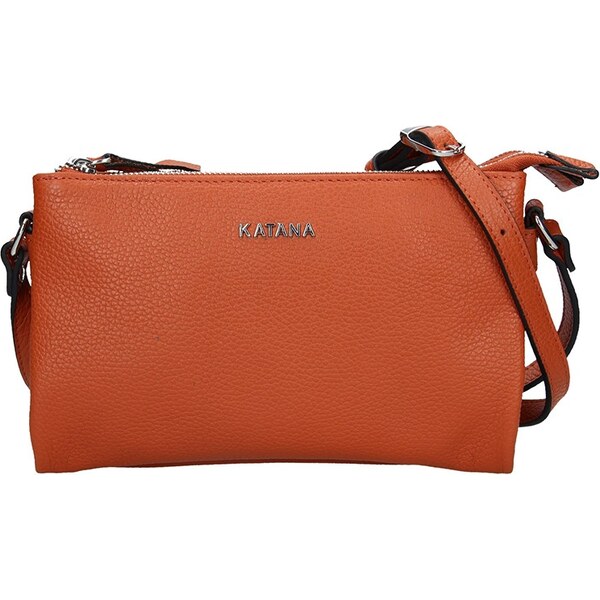 Kožená dámska crosbody kabelka Katana Elisn - koňak 24847441