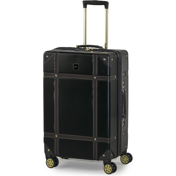 cestovný kufor ROCK TR-0193/3-M ABS - čierna 62191449