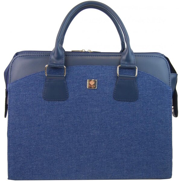 PUNCE LC-01 džínsová modrá dámska kabelka pre notebook do 15.6 palca 13481581