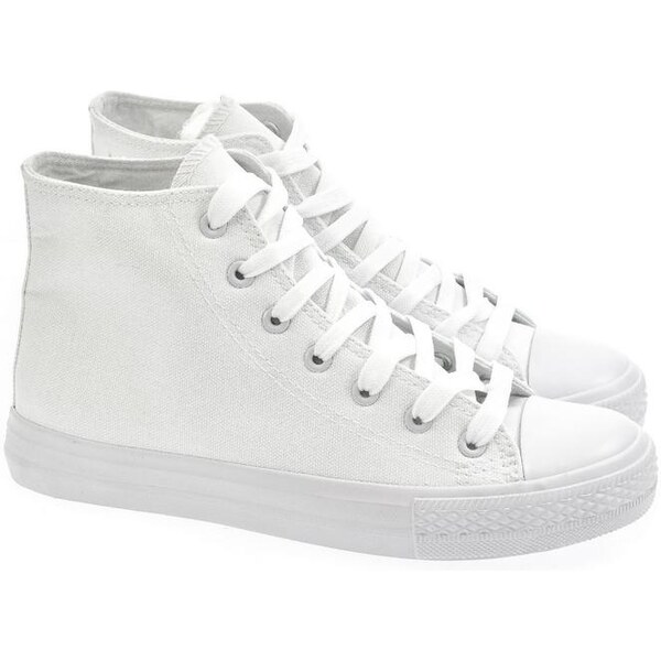 COMER Dámske biele členkové tenisky RAINA 13525552