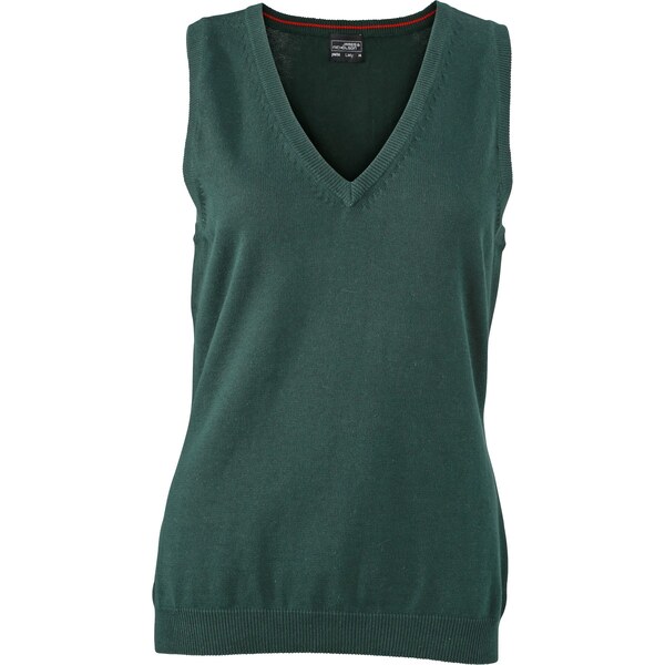 Daiber James & Nicholson Dámska pletená vesta z bavlny 13336205