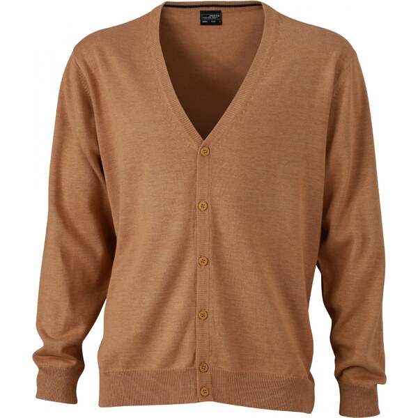 Daiber James & Nicholson Kardigan pánsky s výstrihom do V 100% česaná 62675440