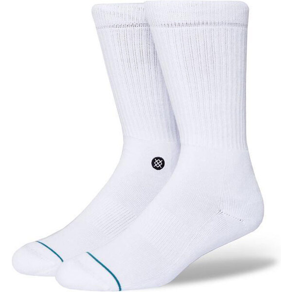 Stance Icon White Black - Pánske - Ponožky Stance - Biele - M311D14ICO 66355920