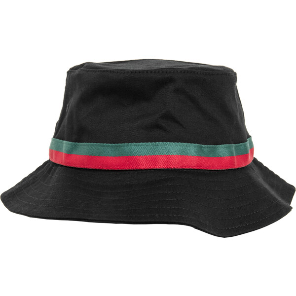 Flexfit Stripe Bucket Hat Black/Tan/Green 50670366
