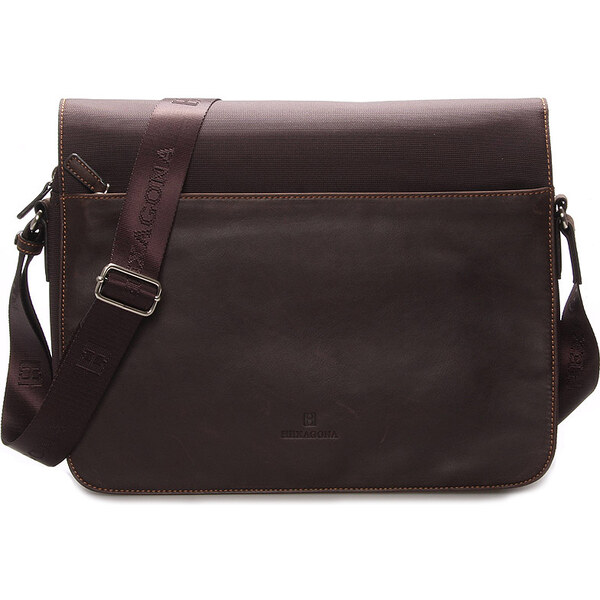 Pánska kožená taška hnedá - Hexagona Tavin hnedá 56863922