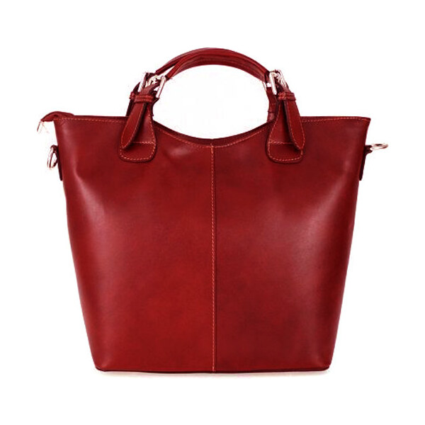 Glara Dámska kožená taška do mesta 36988183