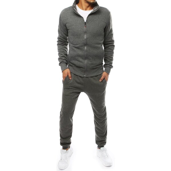 Dstreet Tmavo-sivá tepláková pánska súprava bez kapucne (ax0230) skl 66386127