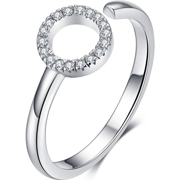 Emporial strieborný prsteň Trblietavá elegancia 31735959