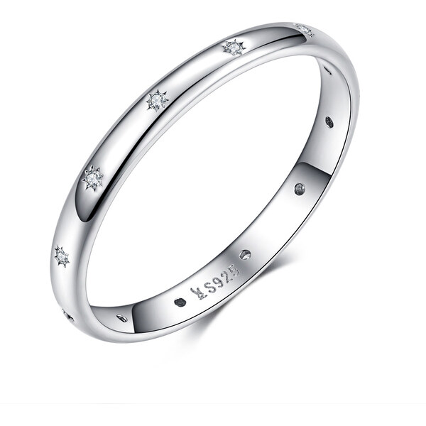 Emporial strieborný prsteň Pole svietivých hviezd 31870716